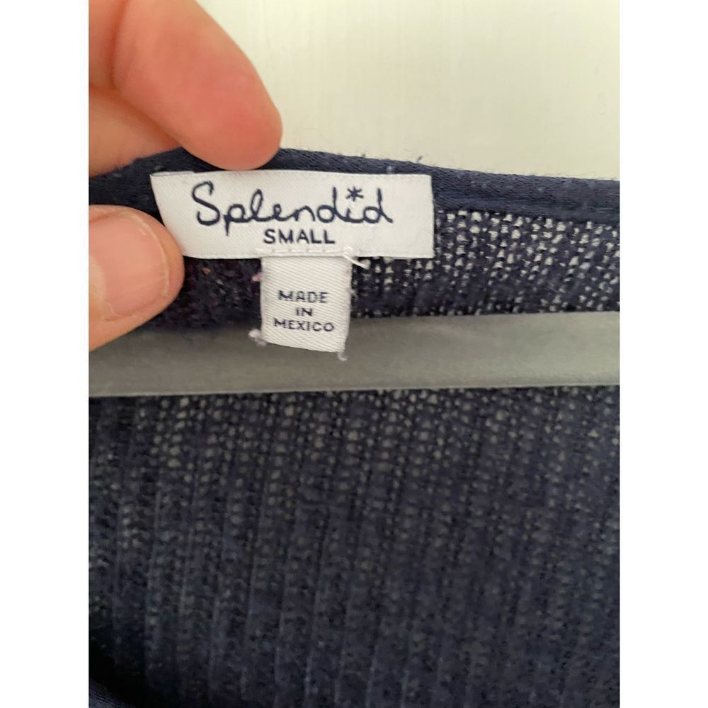 Splendid navy lightweight sweater S - Picture 4 of 4